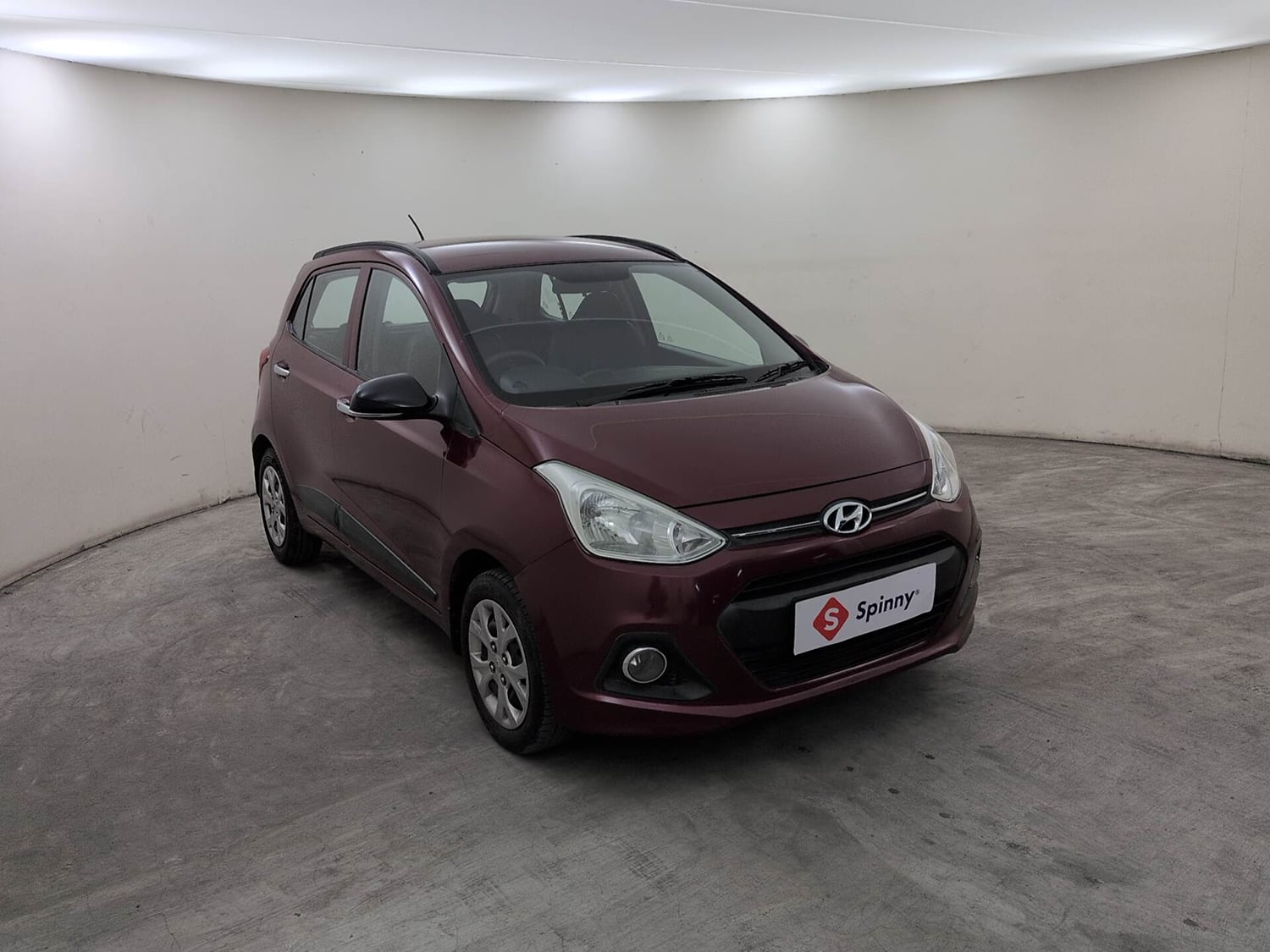 Used 2013 Hyundai Grand i10 Sportz 1.2 Kappa VTVT Petrol Manual exterior RIGHT FRONT CORNER VIEW