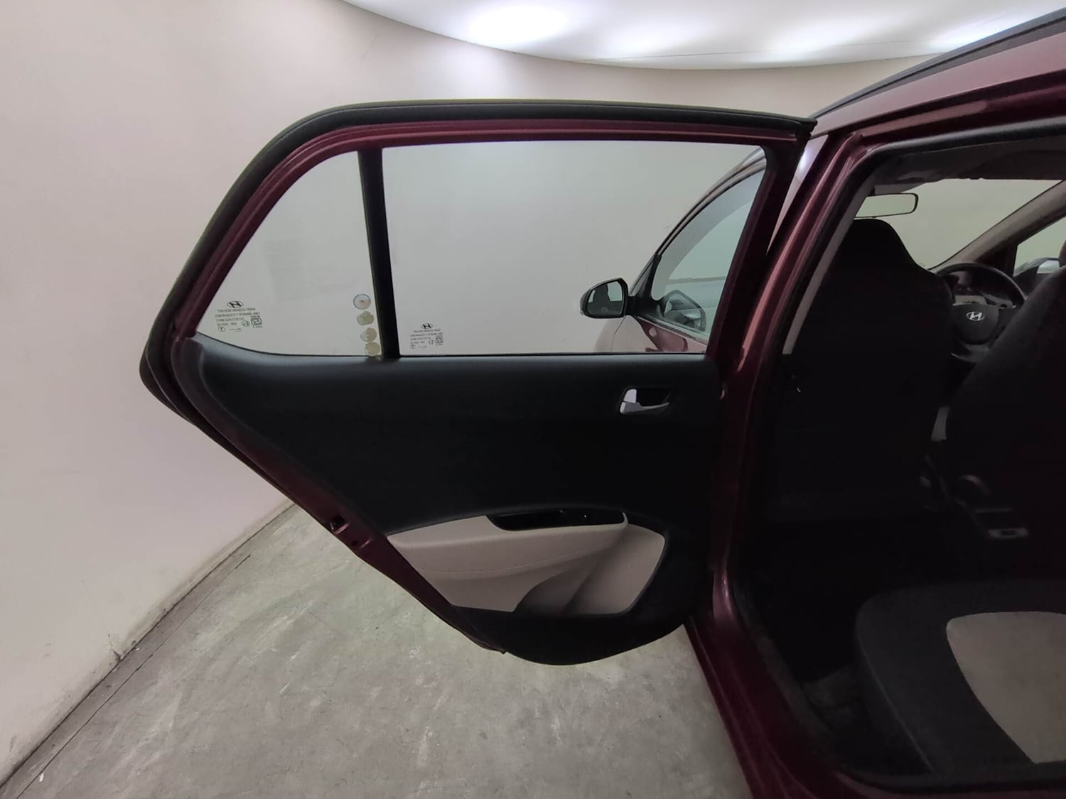 Used 2013 Hyundai Grand i10 Sportz 1.2 Kappa VTVT Petrol Manual interior LEFT REAR DOOR OPEN VIEW