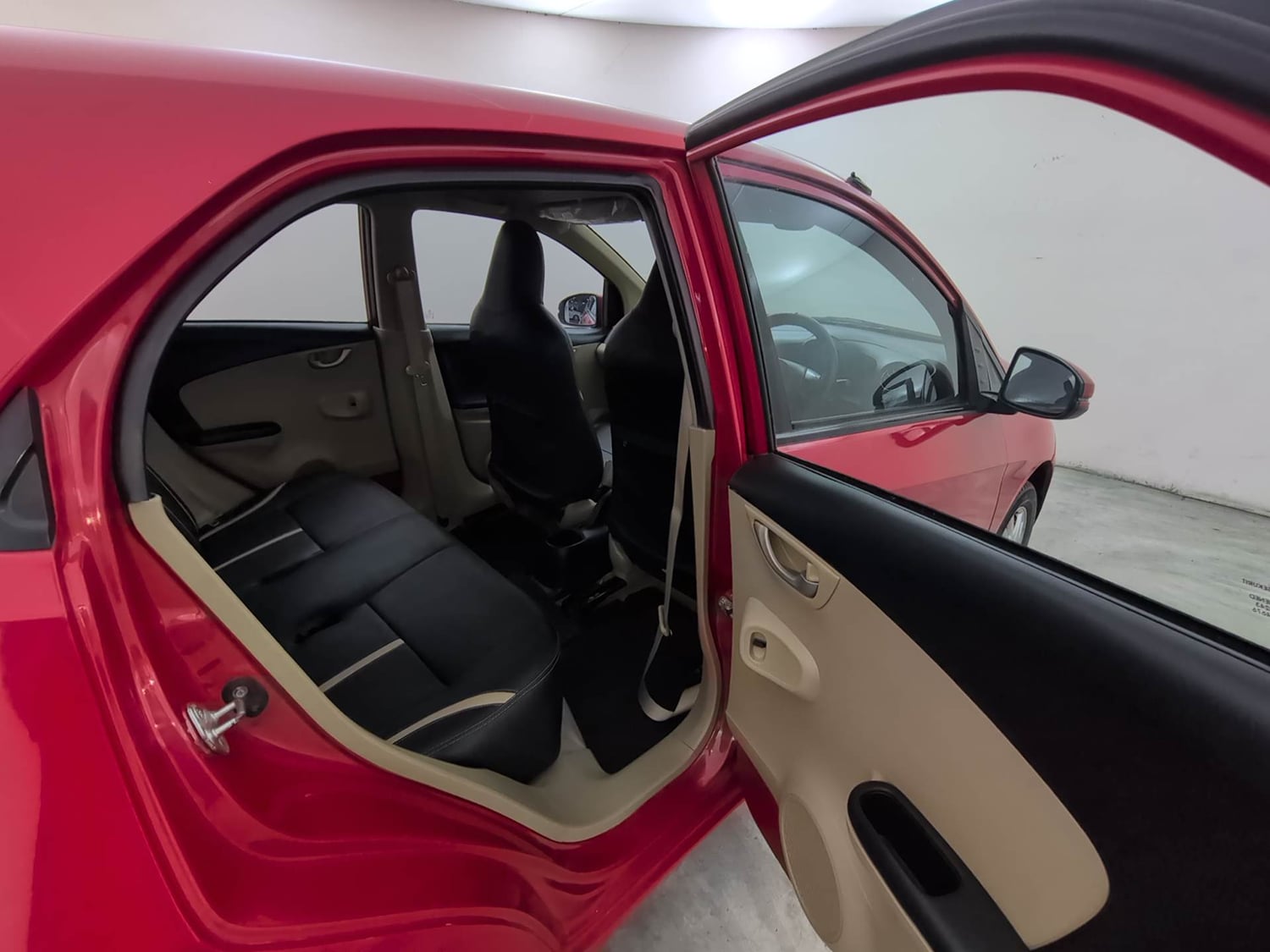 Used 2015 Honda Brio VX MT Petrol Manual interior RIGHT SIDE REAR DOOR CABIN VIEW