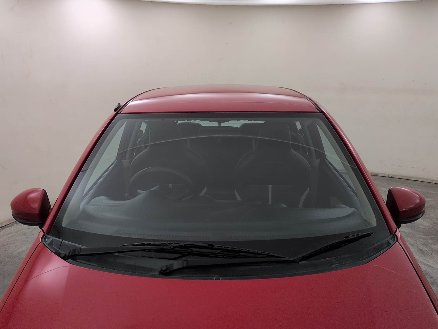 Used 2015 Honda Brio VX MT Petrol Manual exterior FRONT WINDSHIELD VIEW