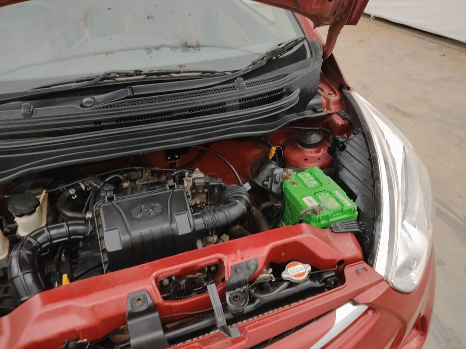 Used 2018 Hyundai Eon Magna + Petrol Manual engine ENGINE LEFT SIDE VIEW