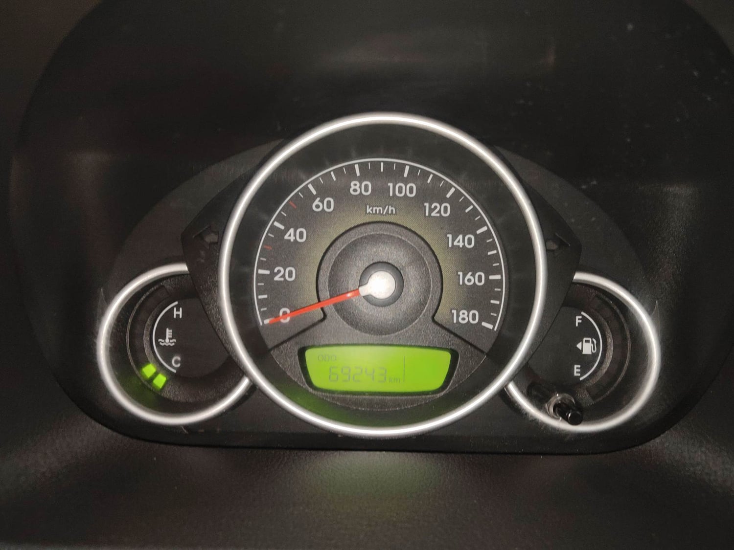 Used 2018 Hyundai Eon Magna + Petrol Manual interior CLUSTERMETER VIEW