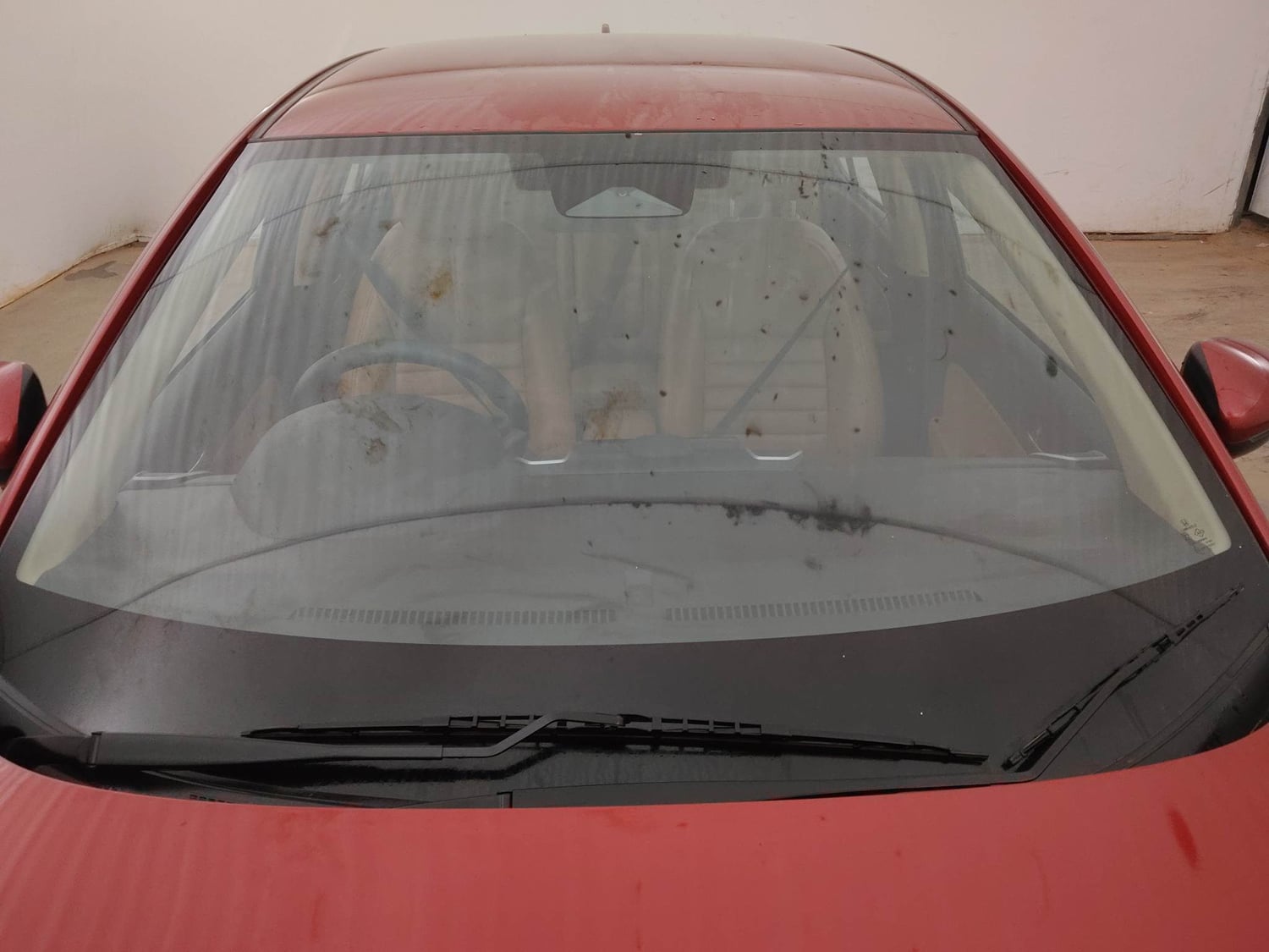 Used 2023 Honda City V Petrol CVT Petrol Automatic exterior FRONT WINDSHIELD VIEW