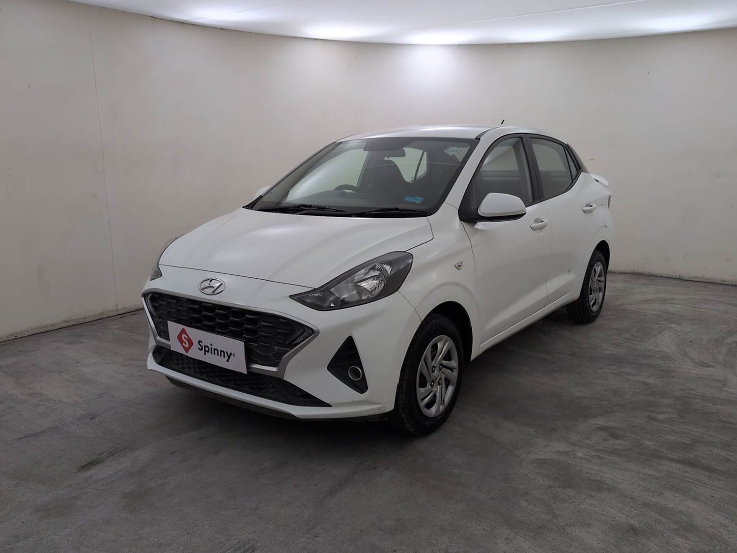 Used 2022 Hyundai Aura S 1.2 CNG Cng Manual exterior LEFT FRONT CORNER VIEW