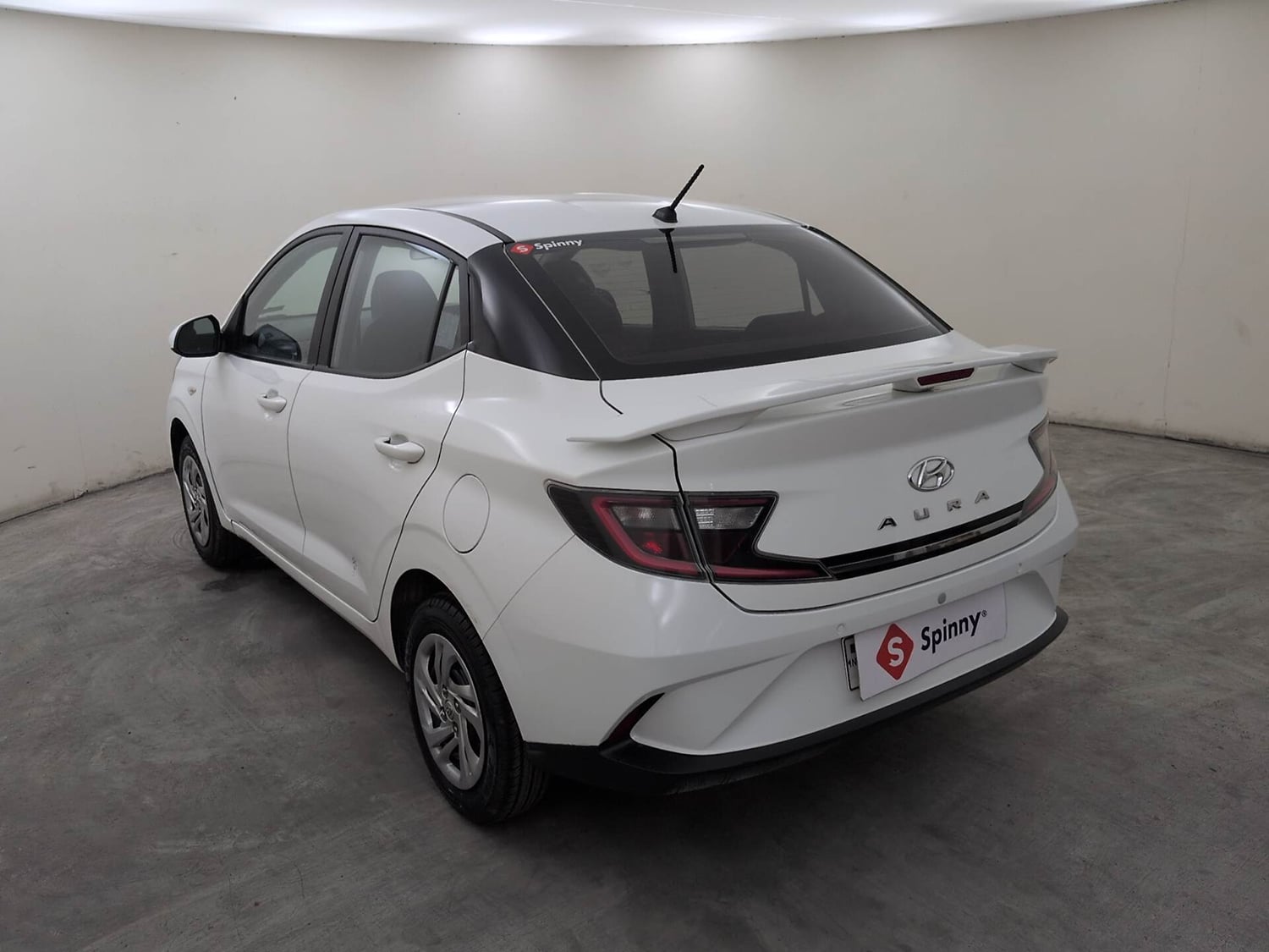 Used 2022 Hyundai Aura S 1.2 CNG Cng Manual exterior LEFT REAR CORNER VIEW