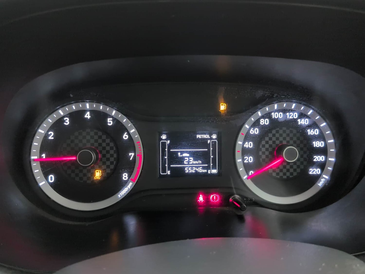 Used 2022 Hyundai Aura S 1.2 CNG Cng Manual interior CLUSTERMETER VIEW