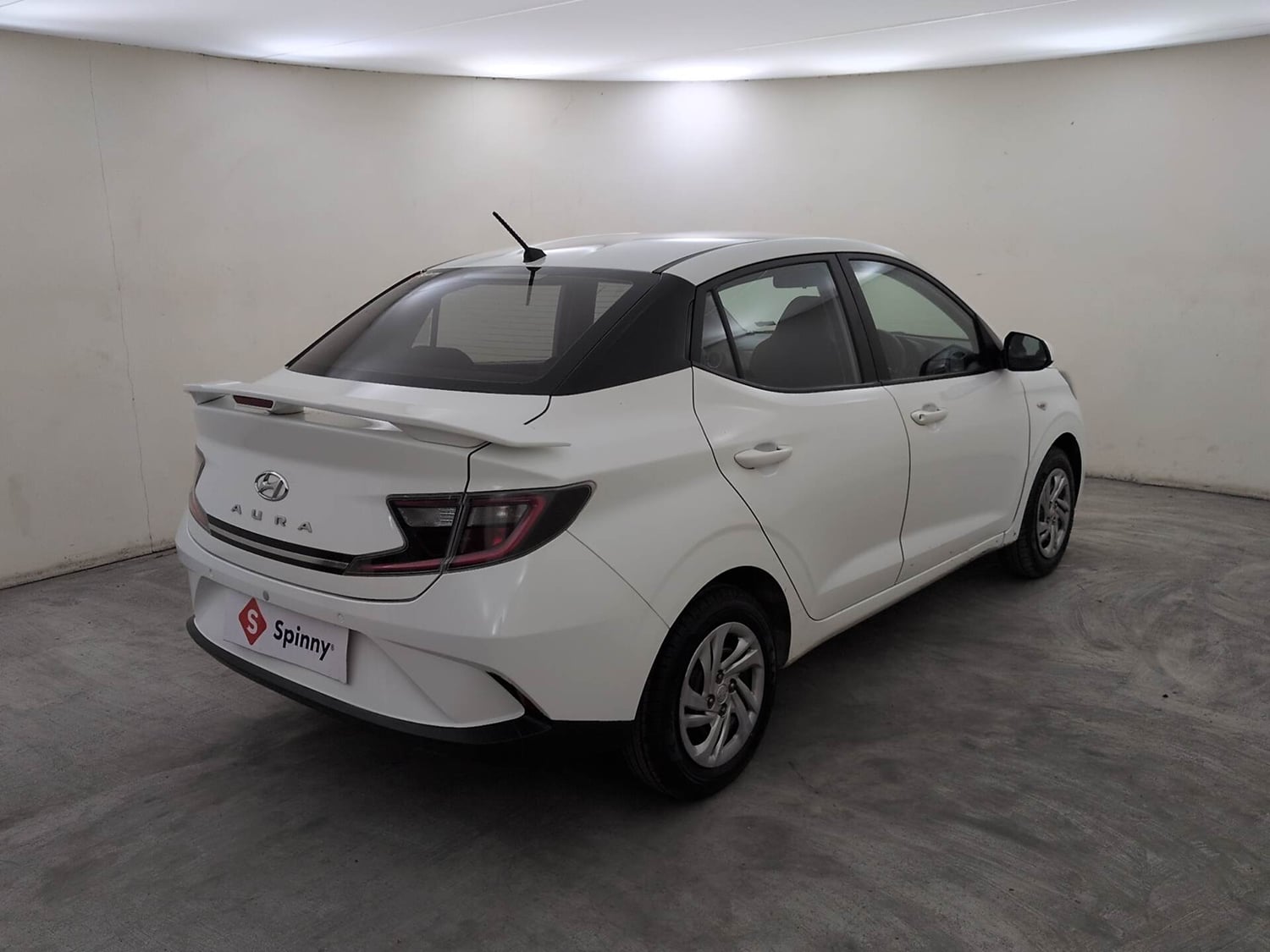 Used 2022 Hyundai Aura S 1.2 CNG Cng Manual exterior RIGHT REAR CORNER VIEW