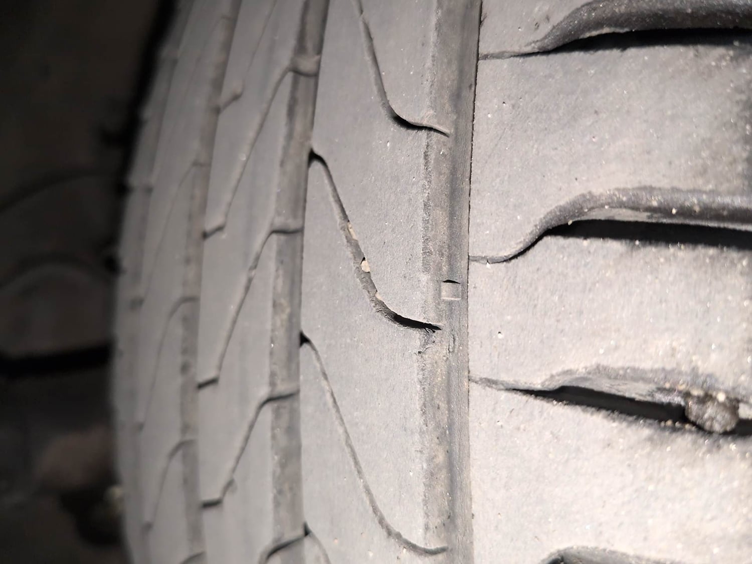 Used 2017 Honda WR-V VX MT Petrol Petrol Manual tyres LEFT FRONT TYRE TREAD VIEW