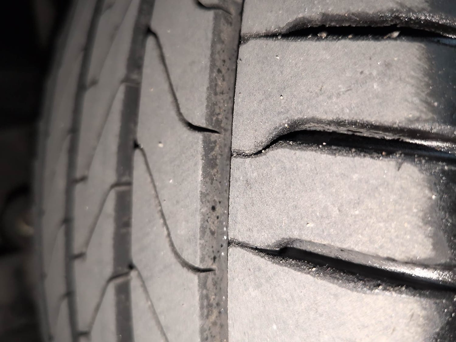 Used 2017 Honda WR-V VX MT Petrol Petrol Manual tyres RIGHT FRONT TYRE TREAD VIEW