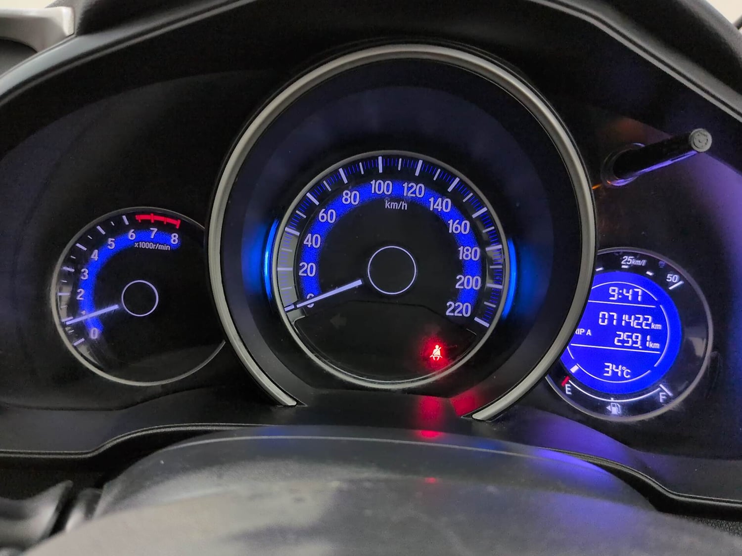 Used 2017 Honda WR-V VX MT Petrol Petrol Manual interior CLUSTERMETER VIEW