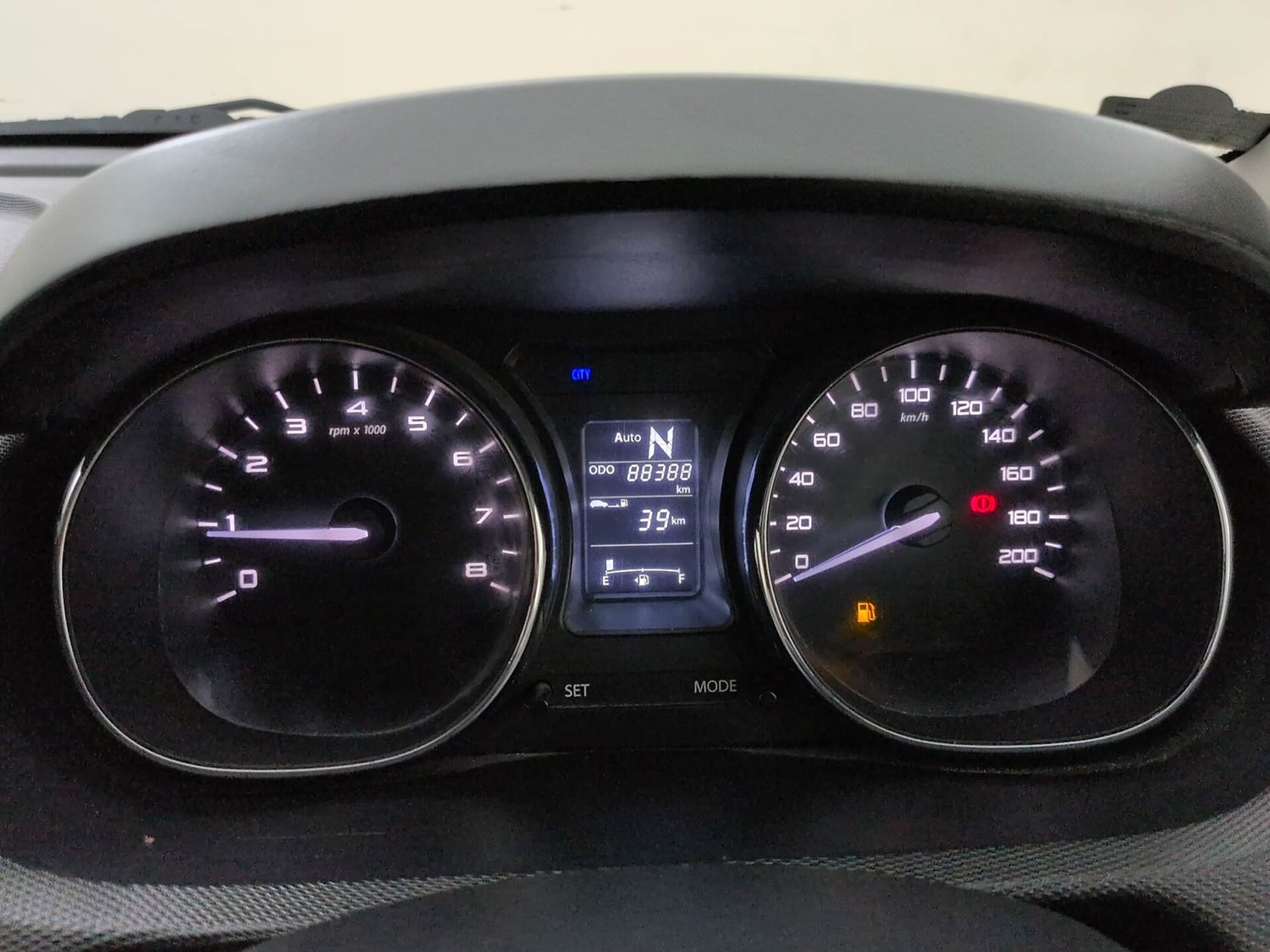 Used 2019 Tata Tigor Revotron XZA Petrol Automatic interior CLUSTERMETER VIEW