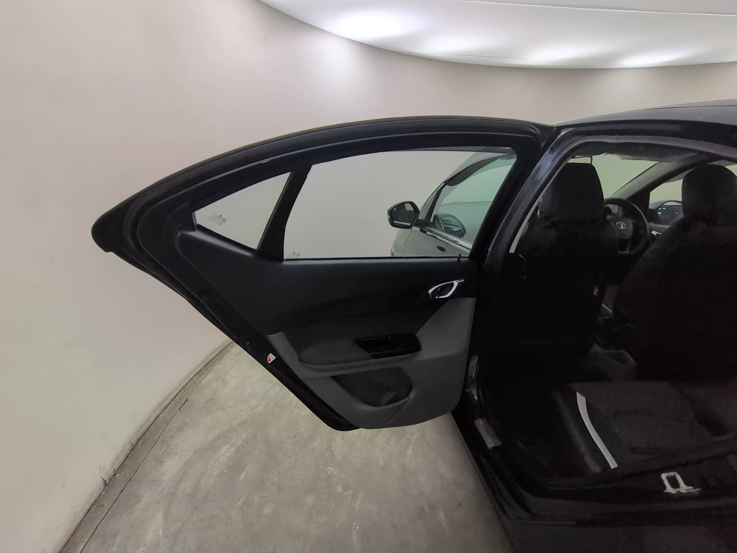 Used 2019 Tata Tigor Revotron XZA Petrol Automatic interior LEFT REAR DOOR OPEN VIEW
