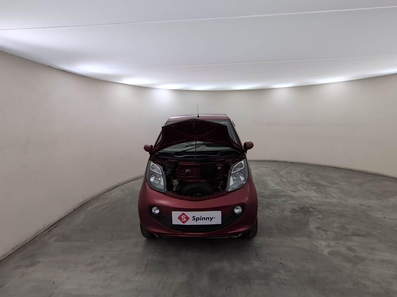 Used 2016 Tata Nano Twist XT Petrol Manual engine ENGINE & BONNET OPEN FRONT VIEW