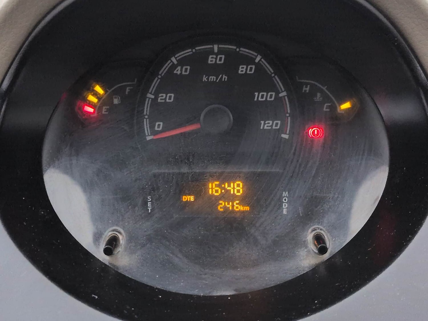 Used 2016 Tata Nano Twist XT Petrol Manual interior CLUSTERMETER VIEW