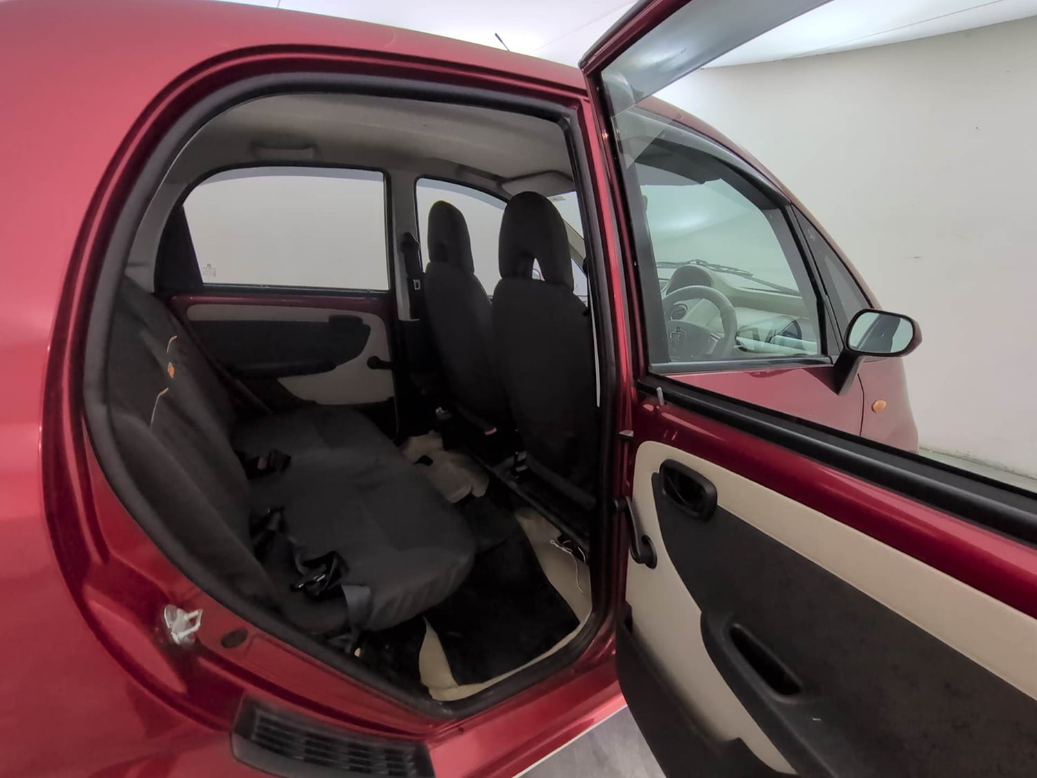 Used 2016 Tata Nano Twist XT Petrol Manual interior RIGHT SIDE REAR DOOR CABIN VIEW