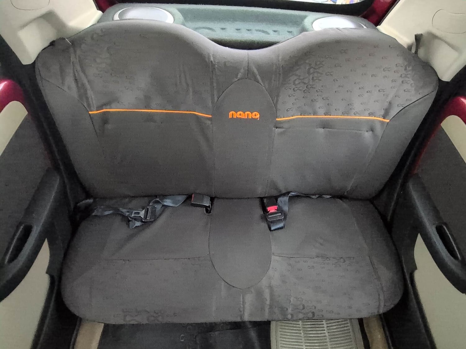 Used 2016 Tata Nano Twist XT Petrol Manual interior REAR SEAT CONDITION VIEW