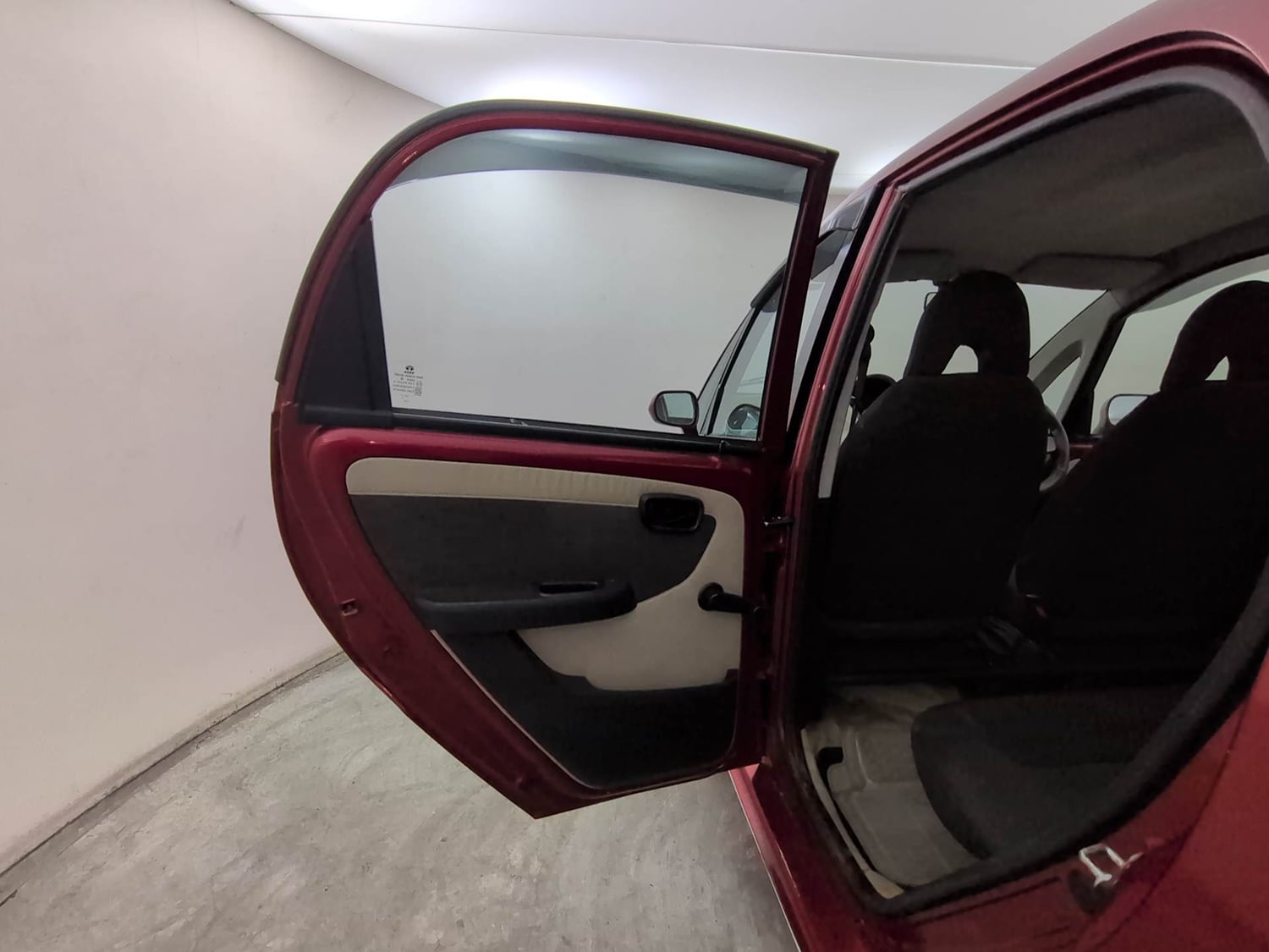 Used 2016 Tata Nano Twist XT Petrol Manual interior LEFT REAR DOOR OPEN VIEW