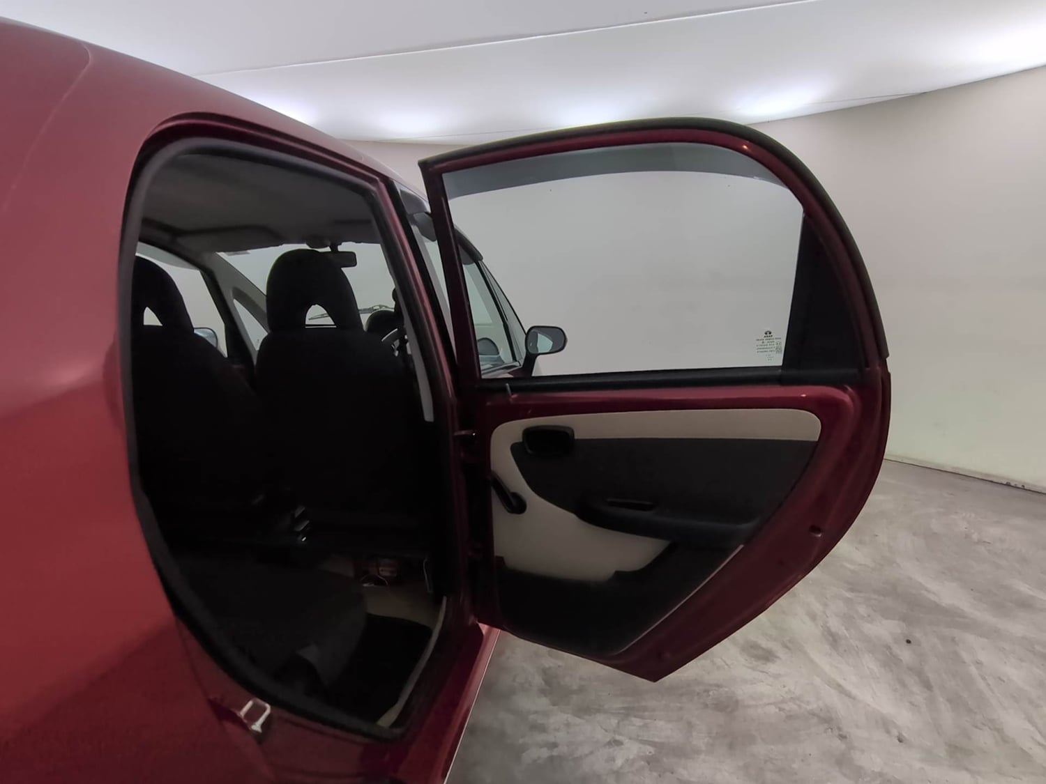 Used 2016 Tata Nano Twist XT Petrol Manual interior RIGHT REAR DOOR OPEN VIEW