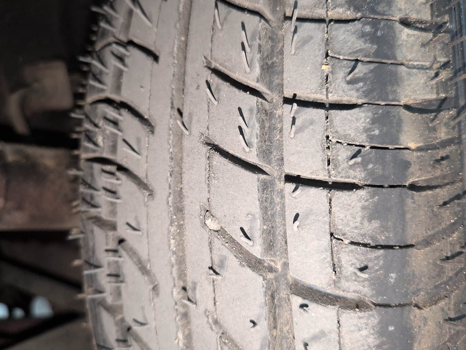 Used 2016 Tata Nano Twist XT Petrol Manual tyres LEFT FRONT TYRE TREAD VIEW