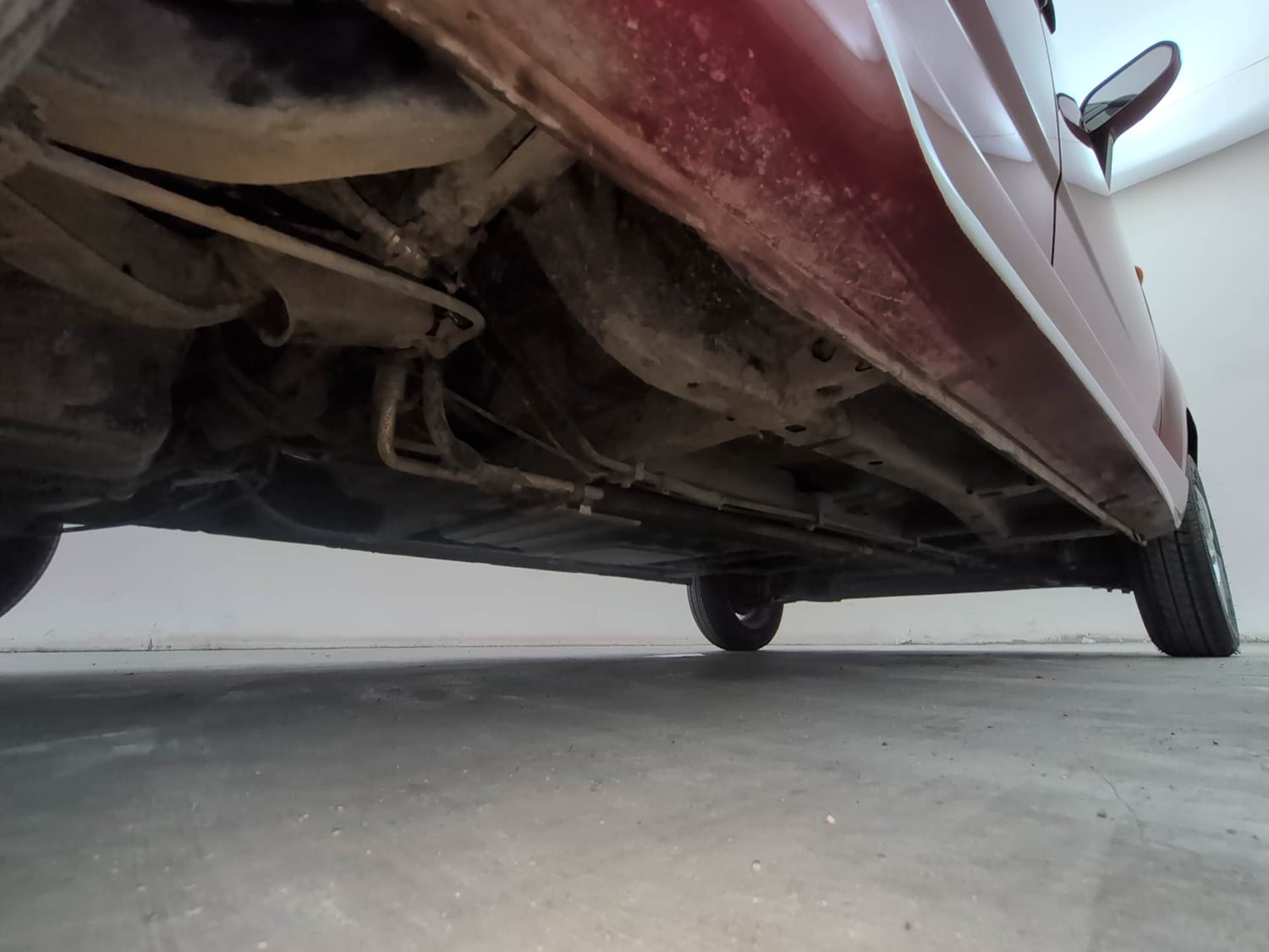 Used 2016 Tata Nano Twist XT Petrol Manual extra REAR RIGHT UNDERBODY VIEW