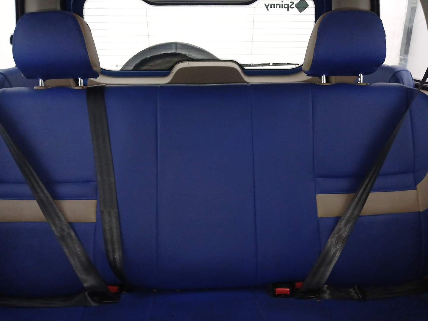 Used 2017 Mahindra TUV300 T8 Diesel Manual interior REAR SEAT CONDITION VIEW