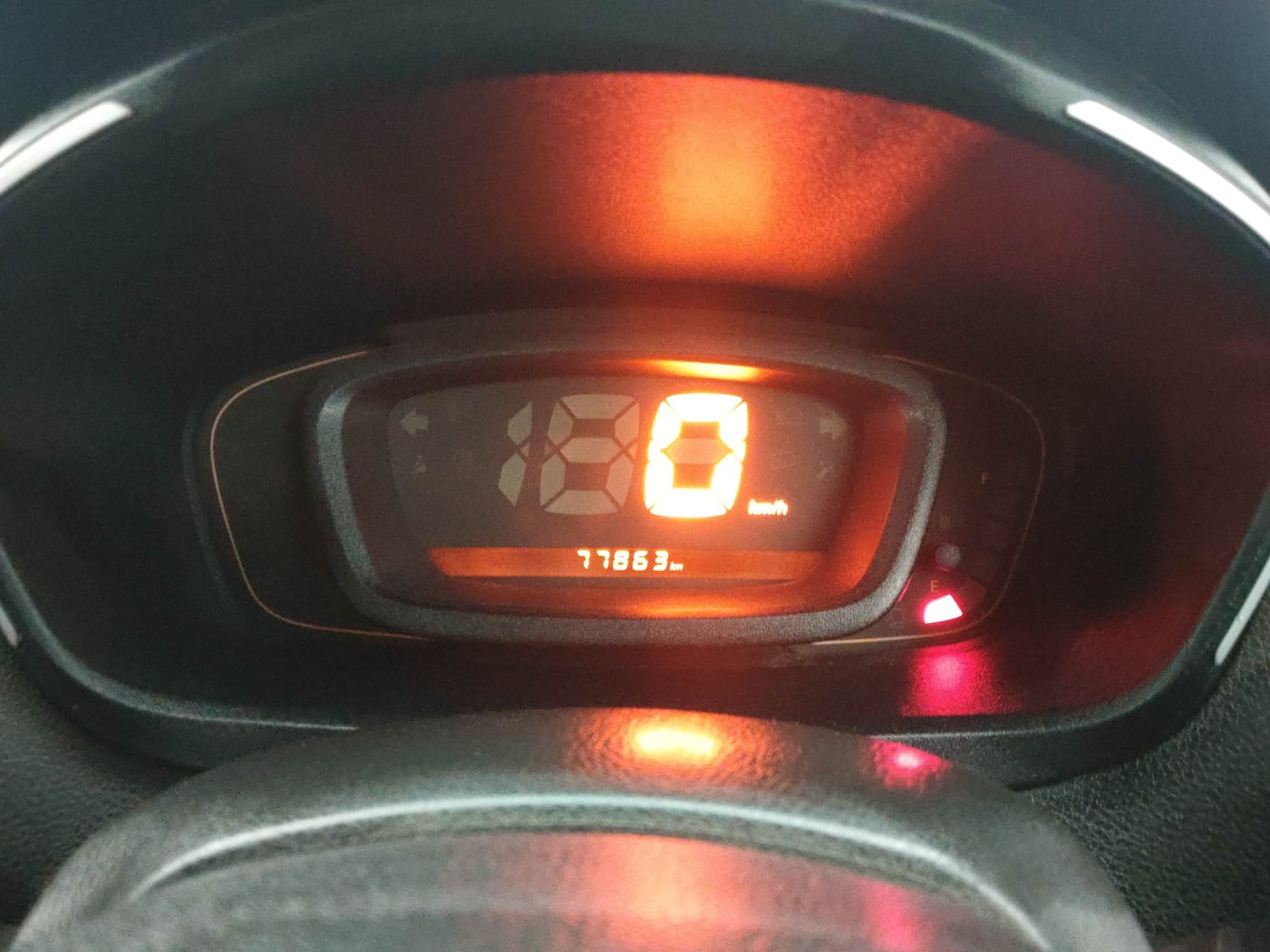 Used 2017 Renault Kwid RXL Petrol Manual interior CLUSTERMETER VIEW