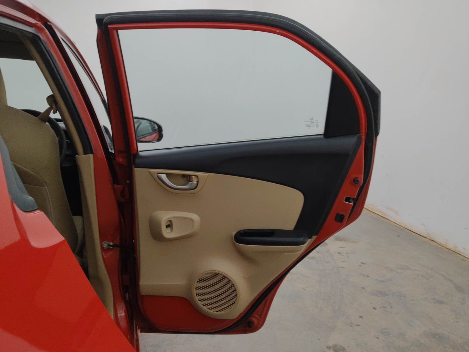 Used 2015 Honda Brio VX MT Petrol Manual interior RIGHT REAR DOOR OPEN VIEW