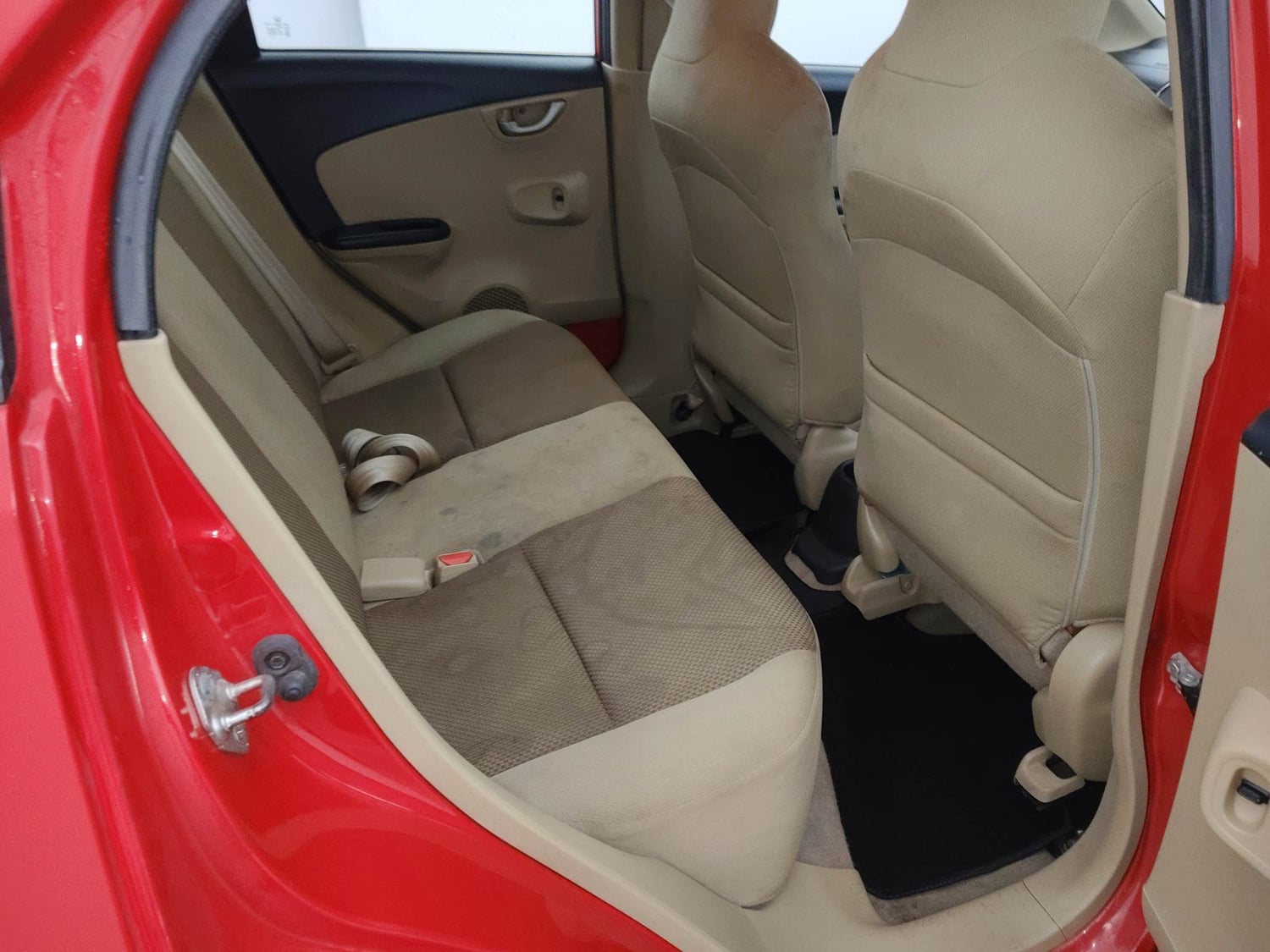Used 2015 Honda Brio VX MT Petrol Manual interior RIGHT SIDE REAR DOOR CABIN VIEW