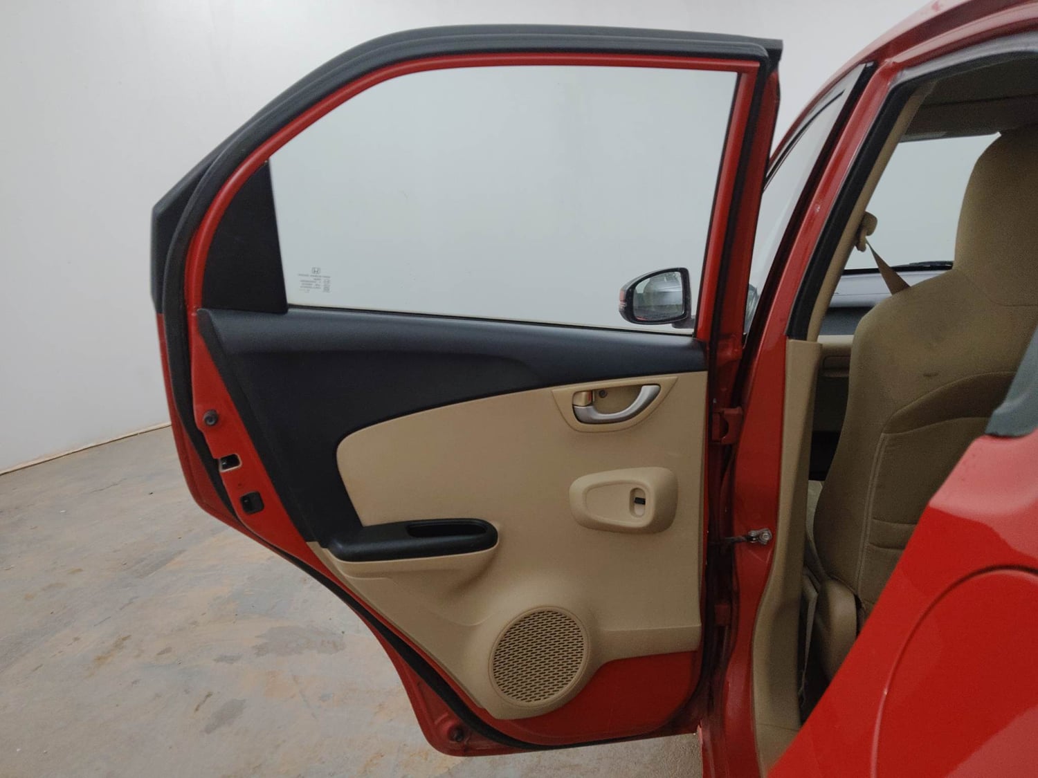 Used 2015 Honda Brio VX MT Petrol Manual interior LEFT REAR DOOR OPEN VIEW