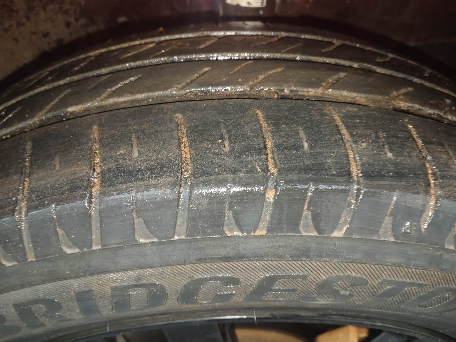 Used 2015 Honda Brio VX MT Petrol Manual tyres RIGHT FRONT TYRE TREAD VIEW