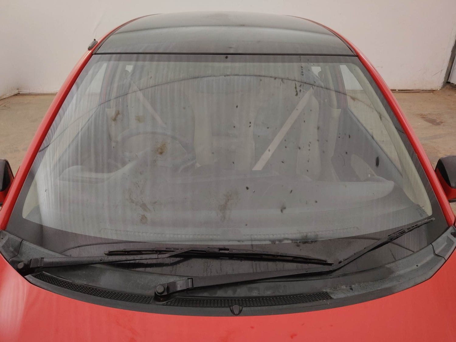 Used 2015 Honda Brio VX MT Petrol Manual exterior FRONT WINDSHIELD VIEW