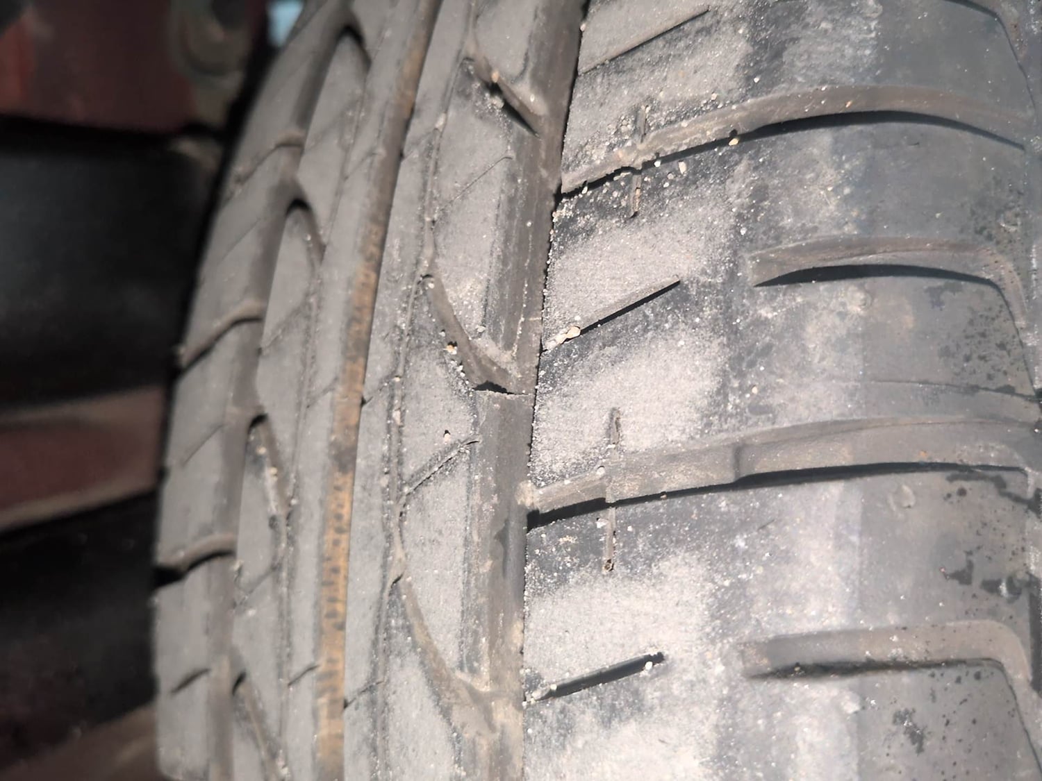 Used 2016 Hyundai Elite i20 Sportz 1.2 Petrol Manual tyres LEFT REAR TYRE TREAD VIEW