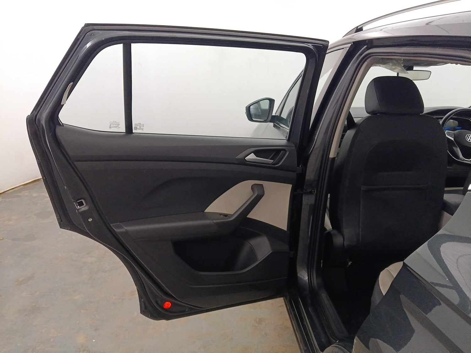 Used 2024 Volkswagen Taigun Topline 1.0 TSI AT Petrol Automatic interior LEFT REAR DOOR OPEN VIEW