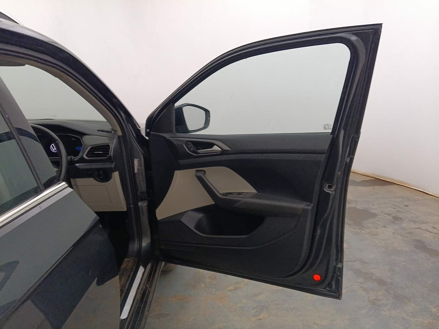 Used 2024 Volkswagen Taigun Topline 1.0 TSI AT Petrol Automatic interior RIGHT FRONT DOOR OPEN VIEW