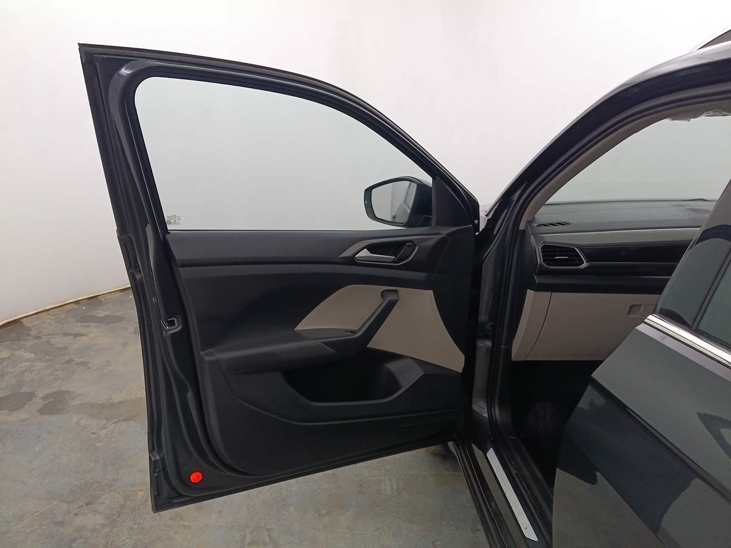Used 2024 Volkswagen Taigun Topline 1.0 TSI AT Petrol Automatic interior LEFT FRONT DOOR OPEN VIEW