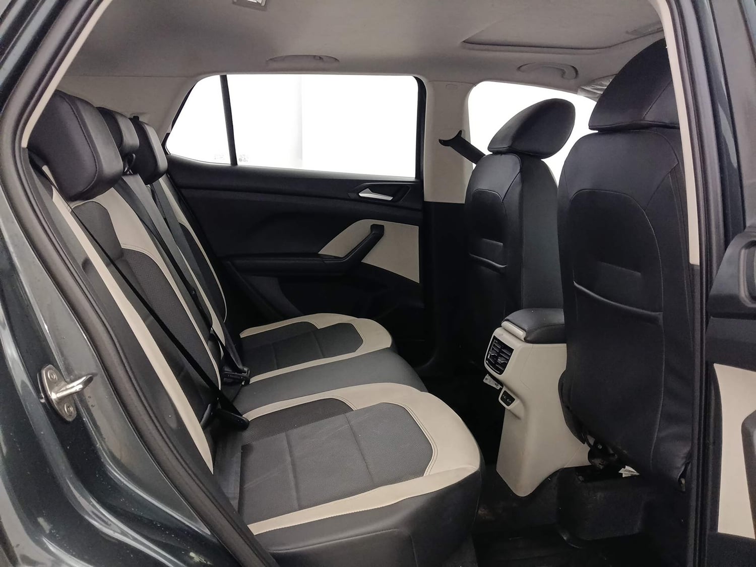 Used 2024 Volkswagen Taigun Topline 1.0 TSI AT Petrol Automatic interior RIGHT SIDE REAR DOOR CABIN VIEW