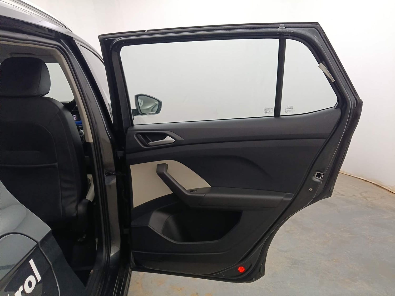 Used 2024 Volkswagen Taigun Topline 1.0 TSI AT Petrol Automatic interior RIGHT REAR DOOR OPEN VIEW