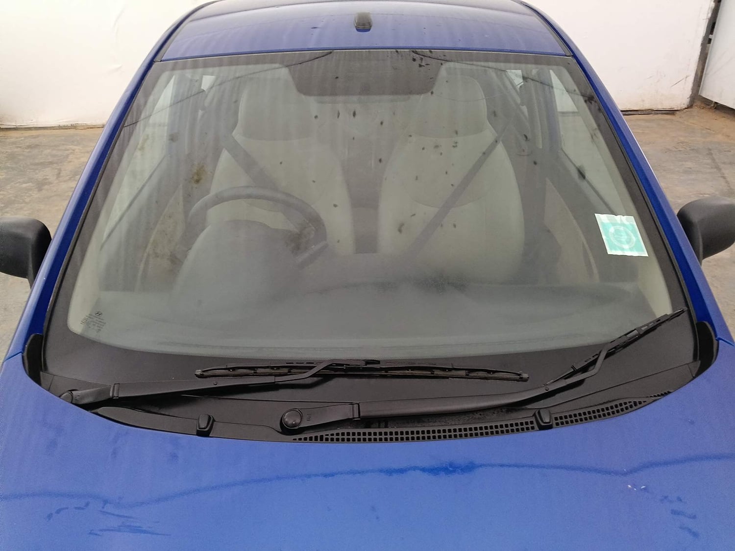 Used 2017 Hyundai Eon Era + Petrol Manual exterior FRONT WINDSHIELD VIEW