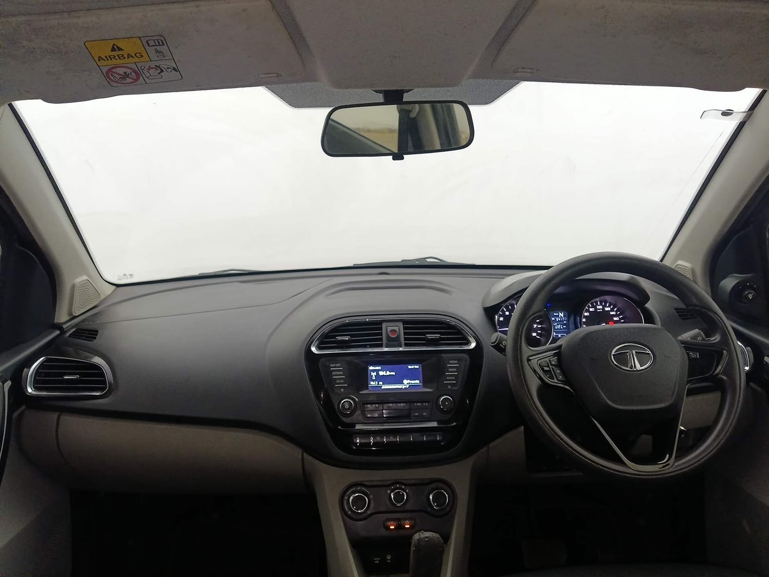 Used 2019 Tata Tiago Revotron XZA Petrol Automatic interior DASHBOARD VIEW