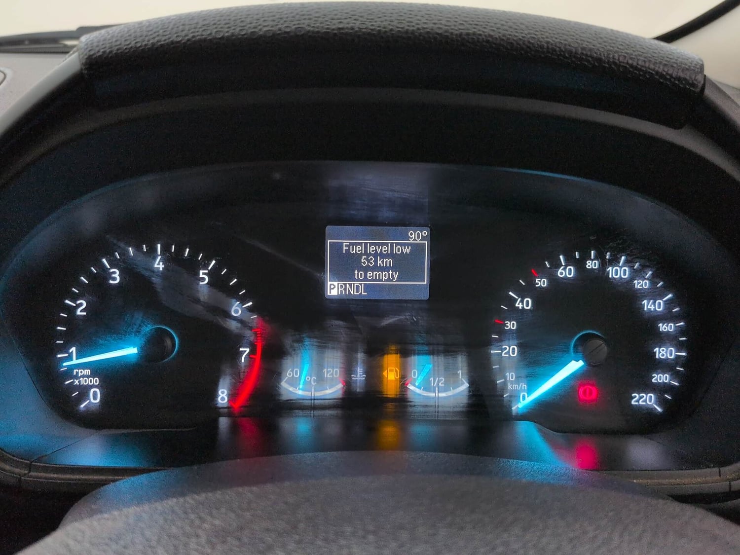 Used 2018 Ford EcoSport Trend + 1.5L Ti-VCT AT Petrol Automatic interior CLUSTERMETER VIEW