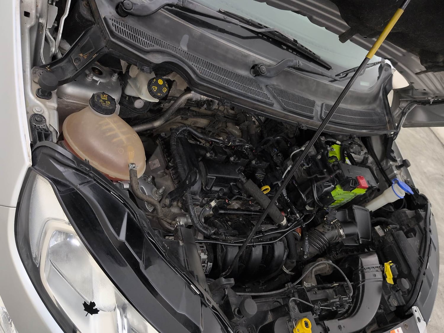 Used 2018 Ford EcoSport Trend + 1.5L Ti-VCT AT Petrol Automatic engine ENGINE RIGHT SIDE VIEW