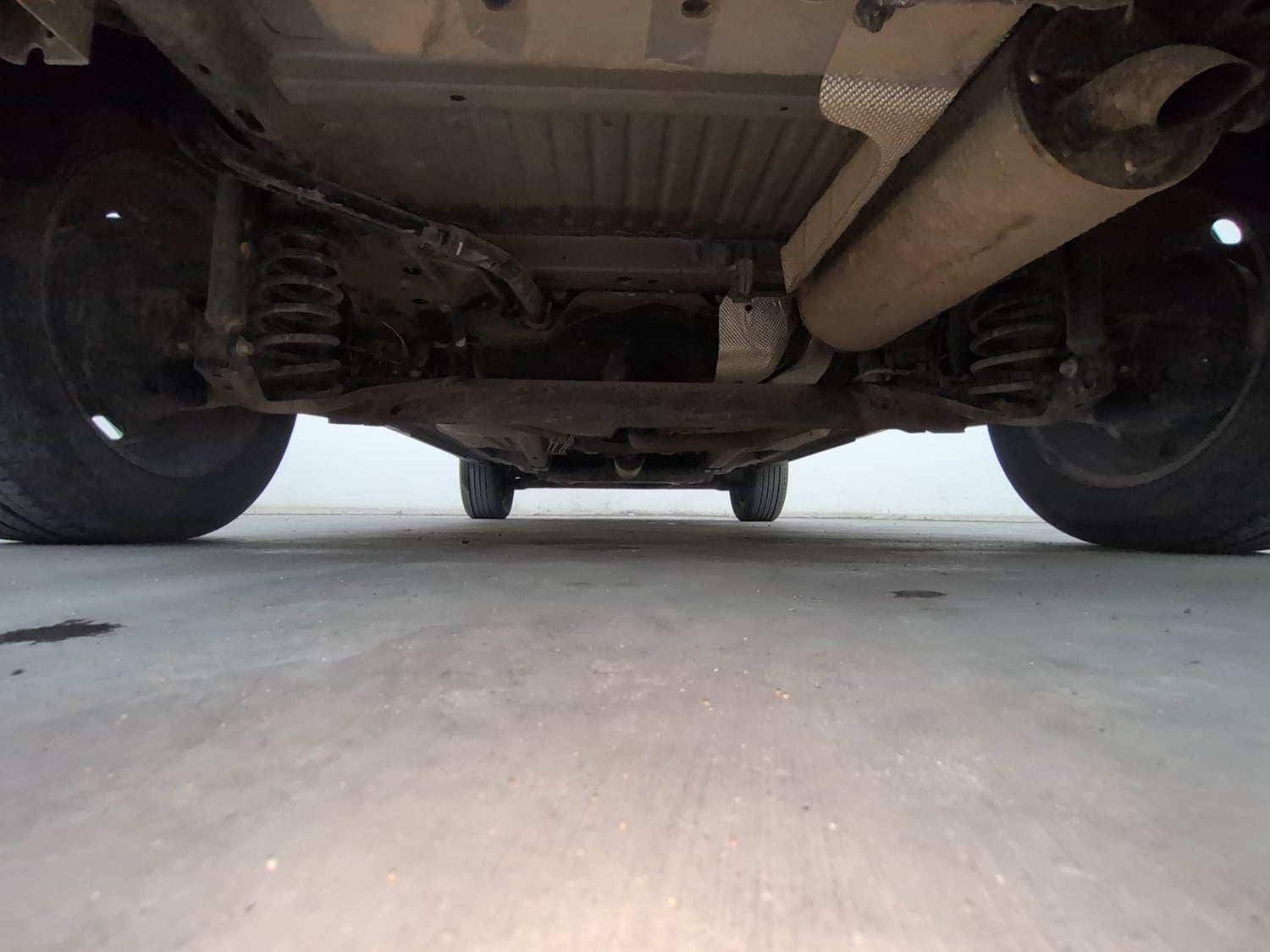 Used 2018 Ford EcoSport Trend + 1.5L Ti-VCT AT Petrol Automatic extra REAR UNDERBODY VIEW (TAKEN FROM REAR)