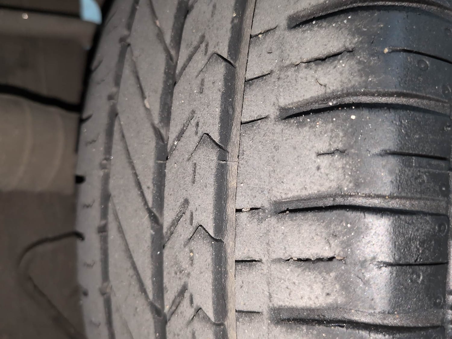 Used 2019 Datsun GO T(O) Petrol Manual tyres LEFT REAR TYRE TREAD VIEW
