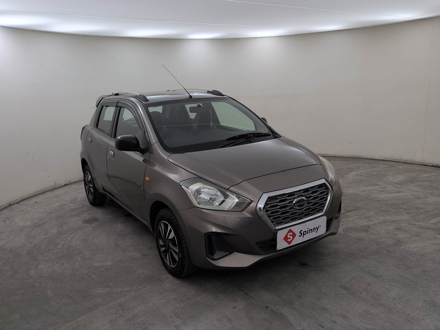 Used 2019 Datsun GO T(O) Petrol Manual exterior RIGHT FRONT CORNER VIEW
