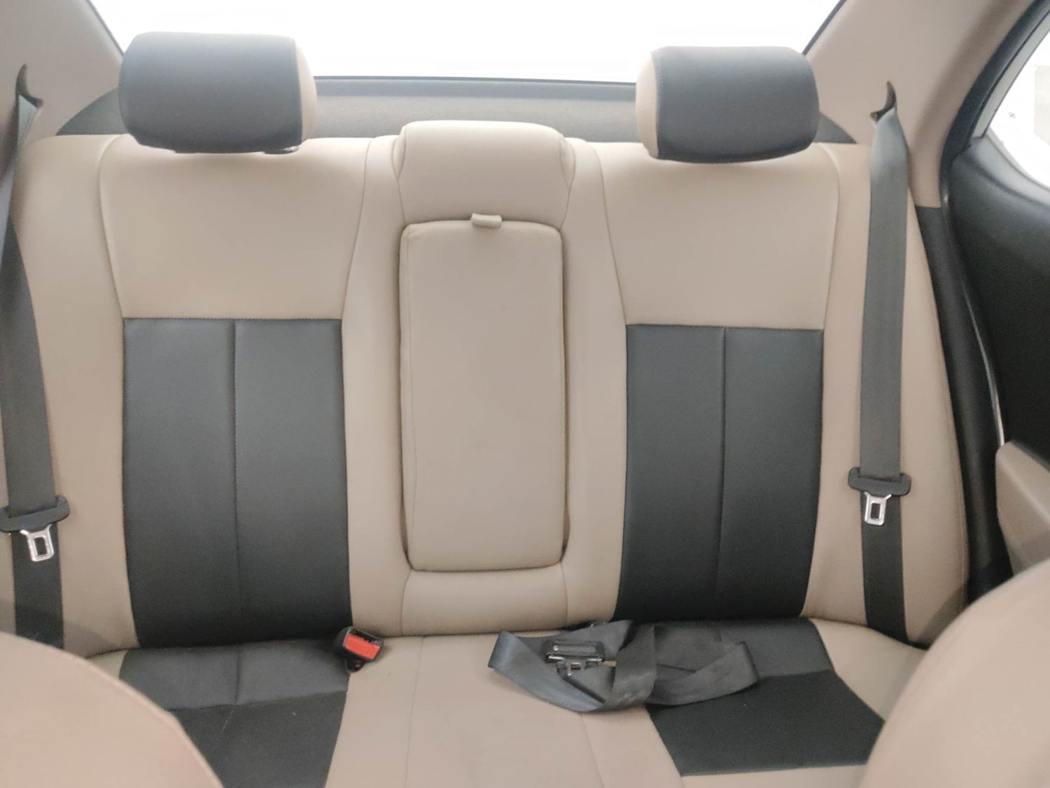 Used 2014 Hyundai Xcent S 1.2 (O) Petrol Manual interior REAR SEAT CONDITION VIEW