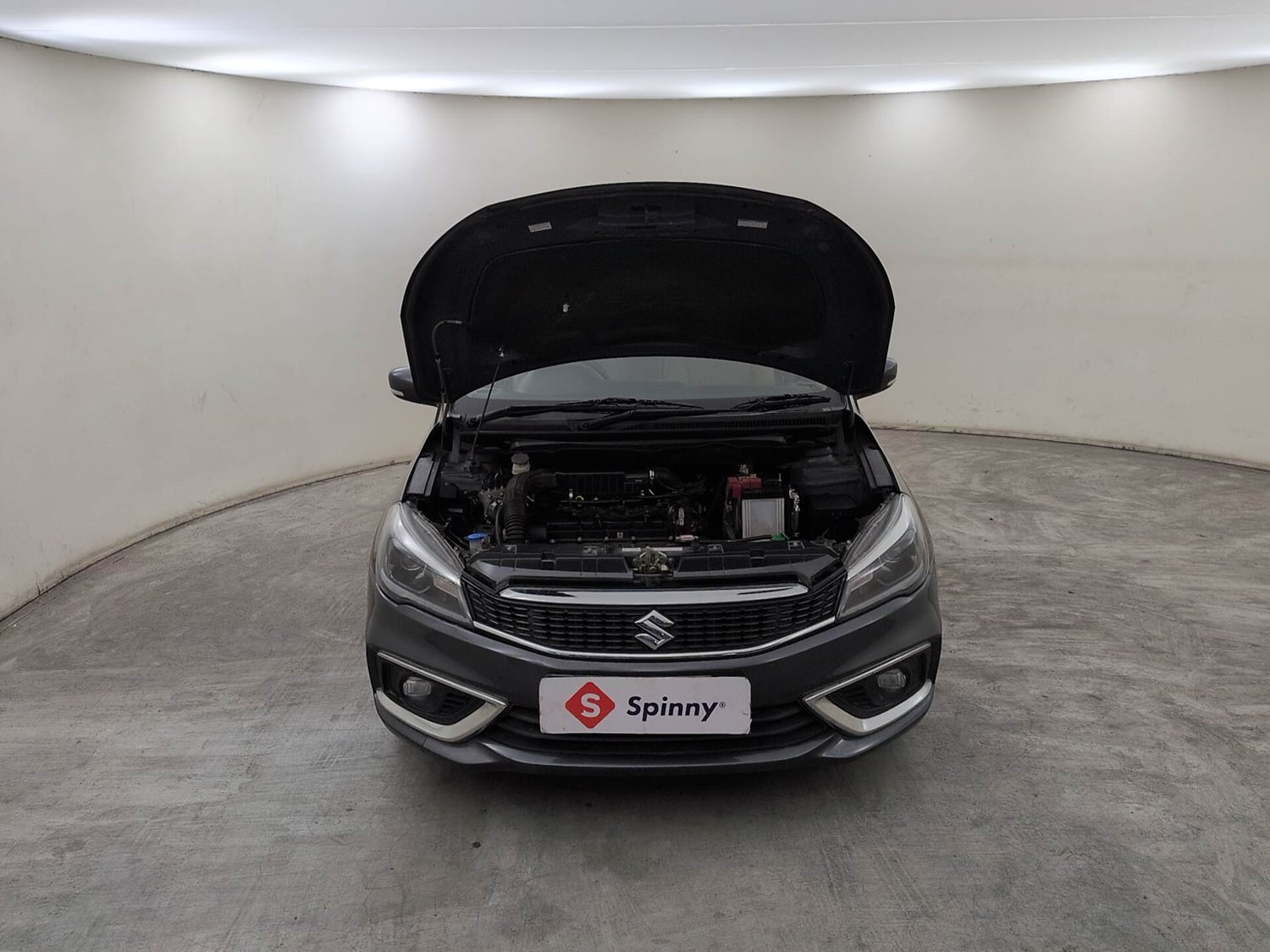 Used 2025 Maruti Suzuki Ciaz Alpha 1.5 AT Petrol Automatic engine ENGINE & BONNET OPEN FRONT VIEW