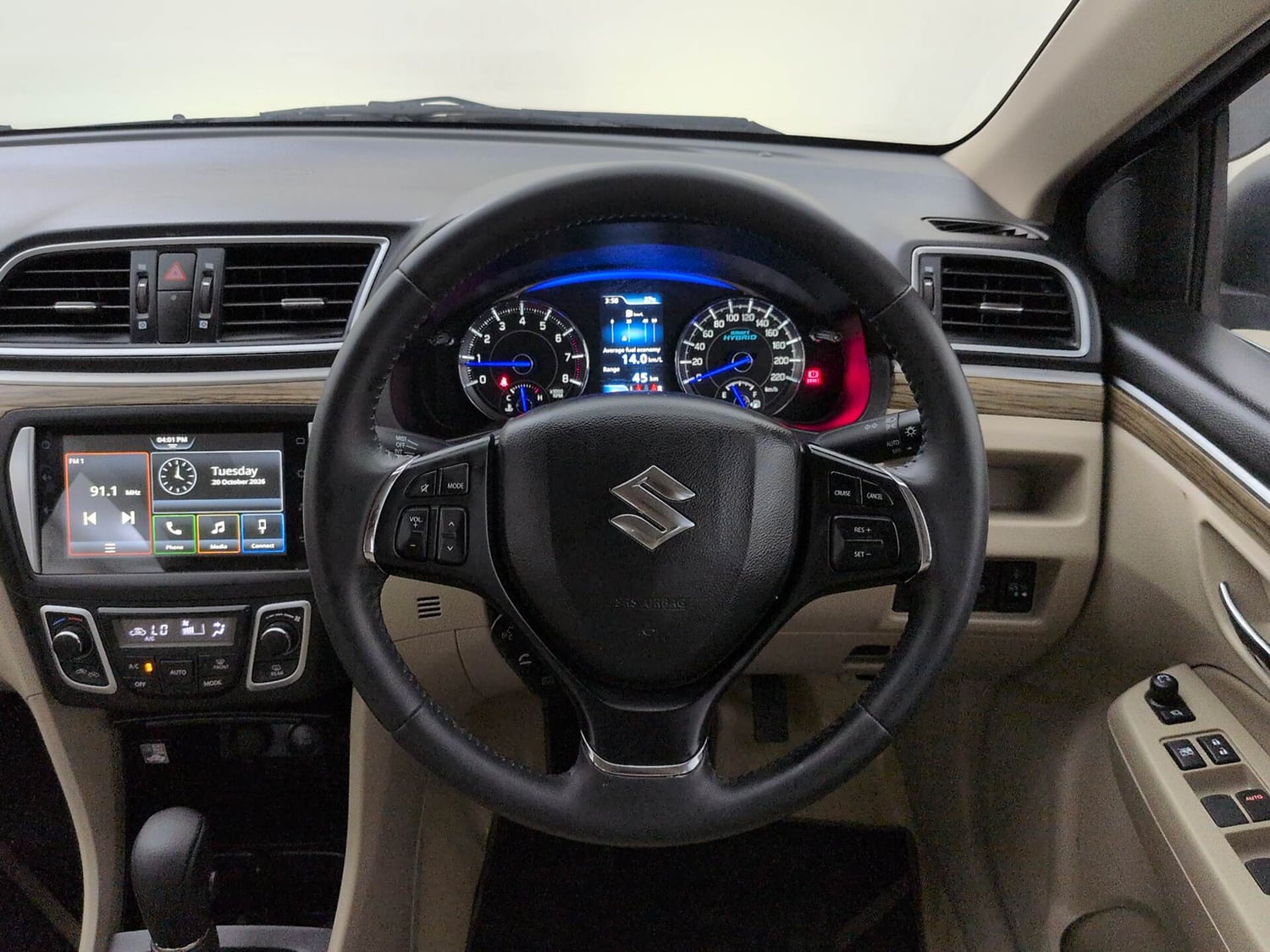 Used 2025 Maruti Suzuki Ciaz Alpha 1.5 AT Petrol Automatic interior STEERING VIEW