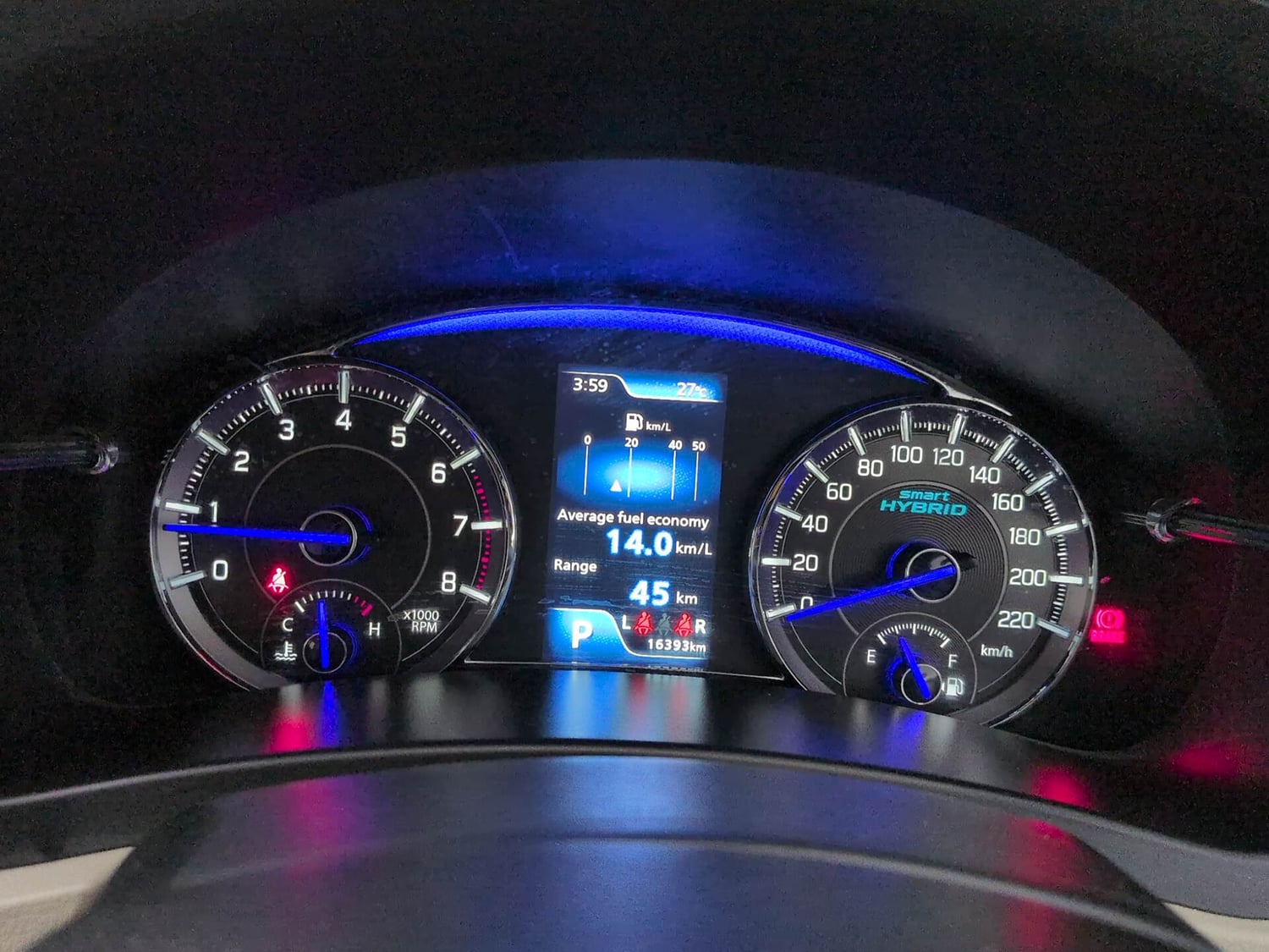 Used 2025 Maruti Suzuki Ciaz Alpha 1.5 AT Petrol Automatic interior CLUSTERMETER VIEW