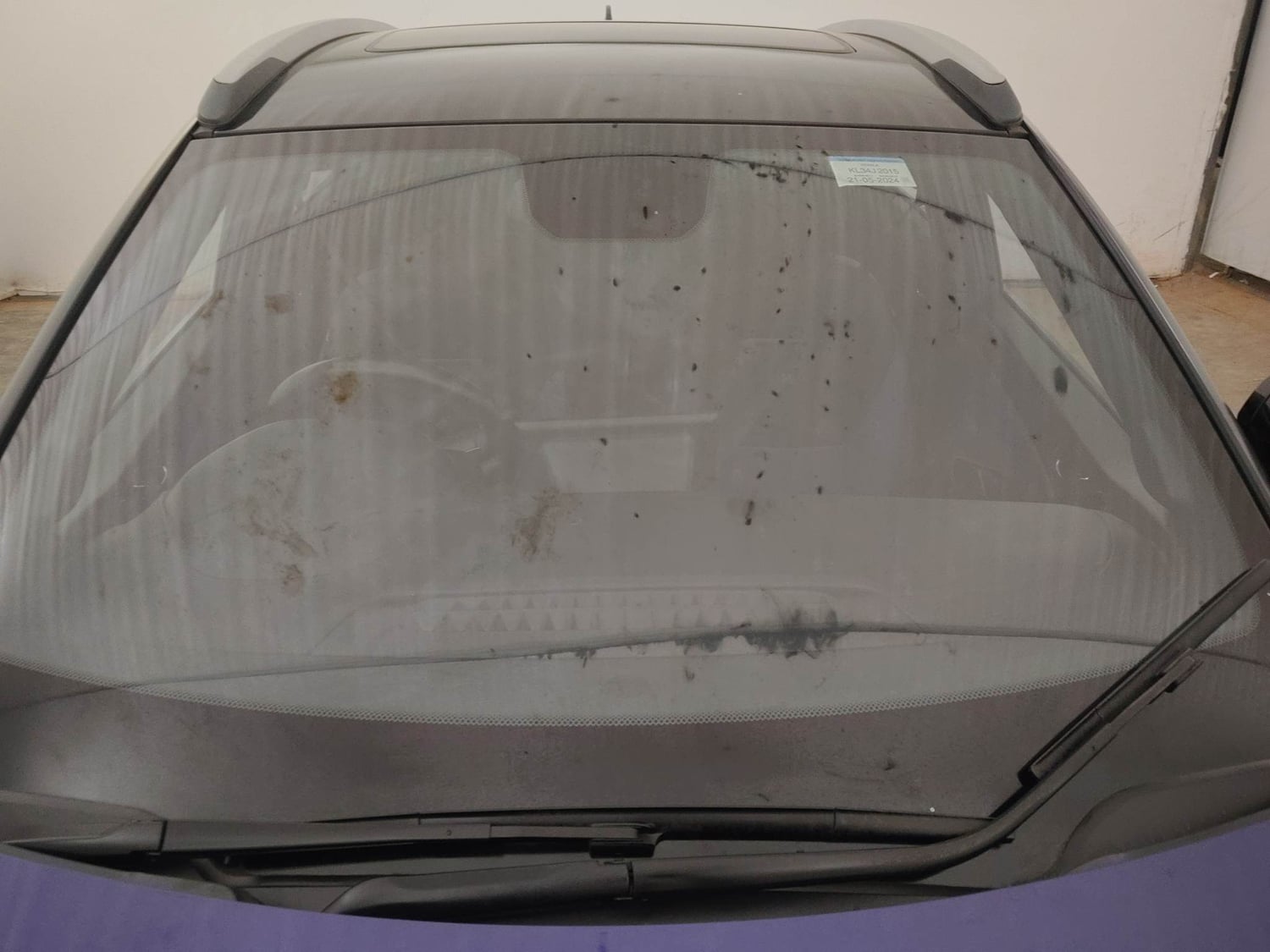 Used 2024 Tata Nexon Fearless Plus S Purple 1.5 Revotorq Diesel 6AMT Dual Tone Diesel Automatic exterior FRONT WINDSHIELD VIEW