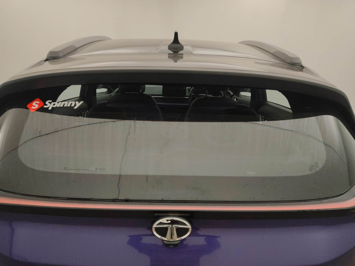 Used 2024 Tata Nexon Fearless Plus S Purple 1.5 Revotorq Diesel 6AMT Dual Tone Diesel Automatic exterior BACK WINDSHIELD VIEW